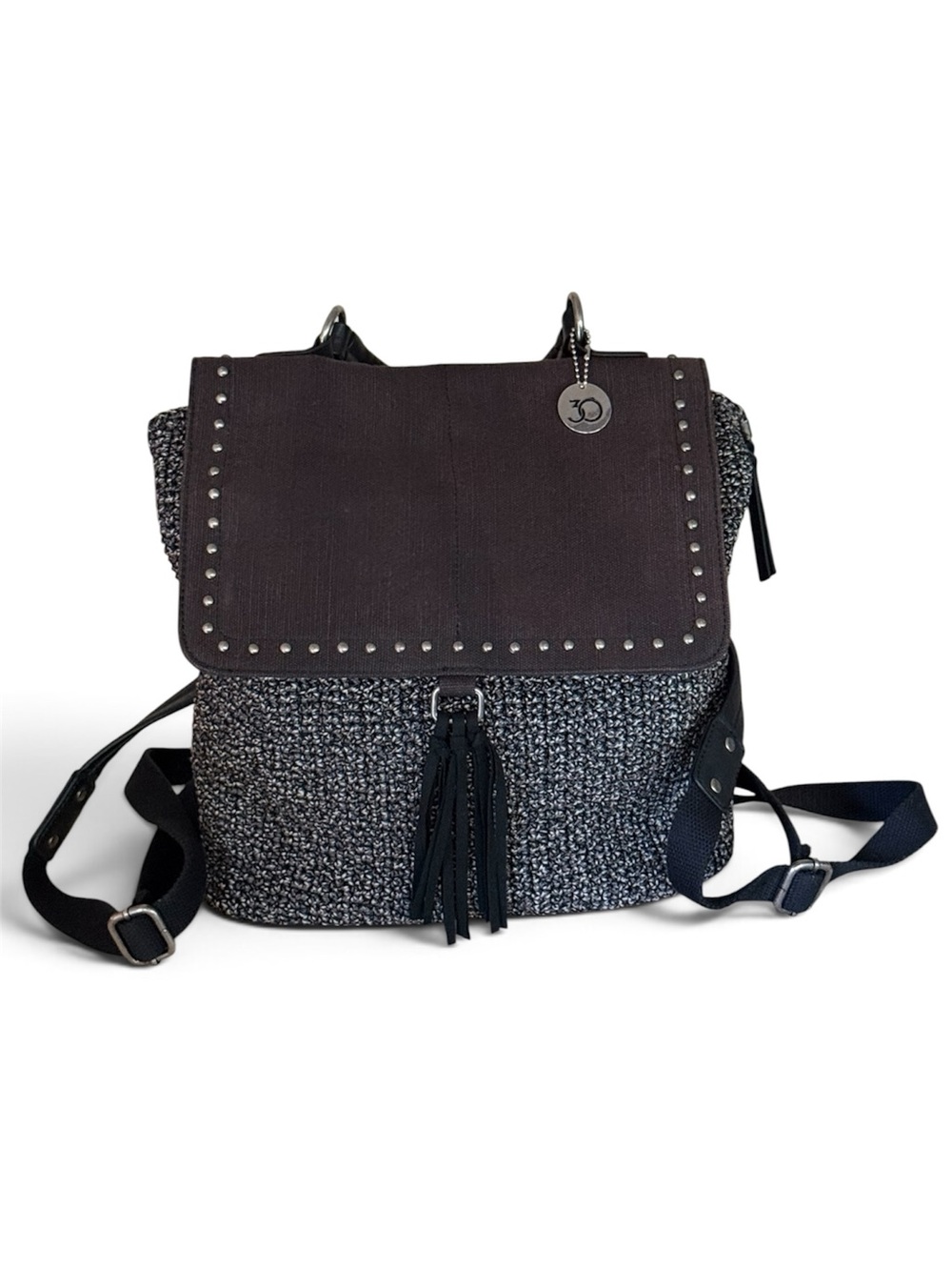 THE SAK 30th Anniversary Crochet Studded Convertible Backpack